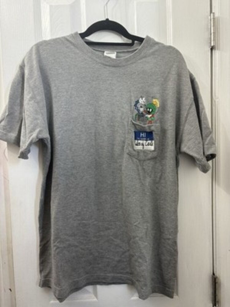 Looney Toons Marvin The Martian Vintage T Shirt With Pocket Size Large
